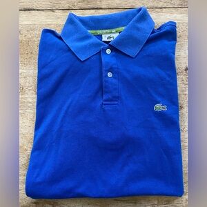 Lacoste Men’s Eur 8/US XXL‎ Cobalt Blue Pique Short Sleeve Polo Shirt
